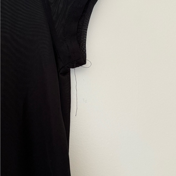Revamped Sheer Black Short Sleeve Tee - Picture 2 of 6